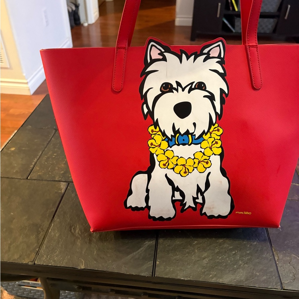 Marc Tetro Red Tote Bag
